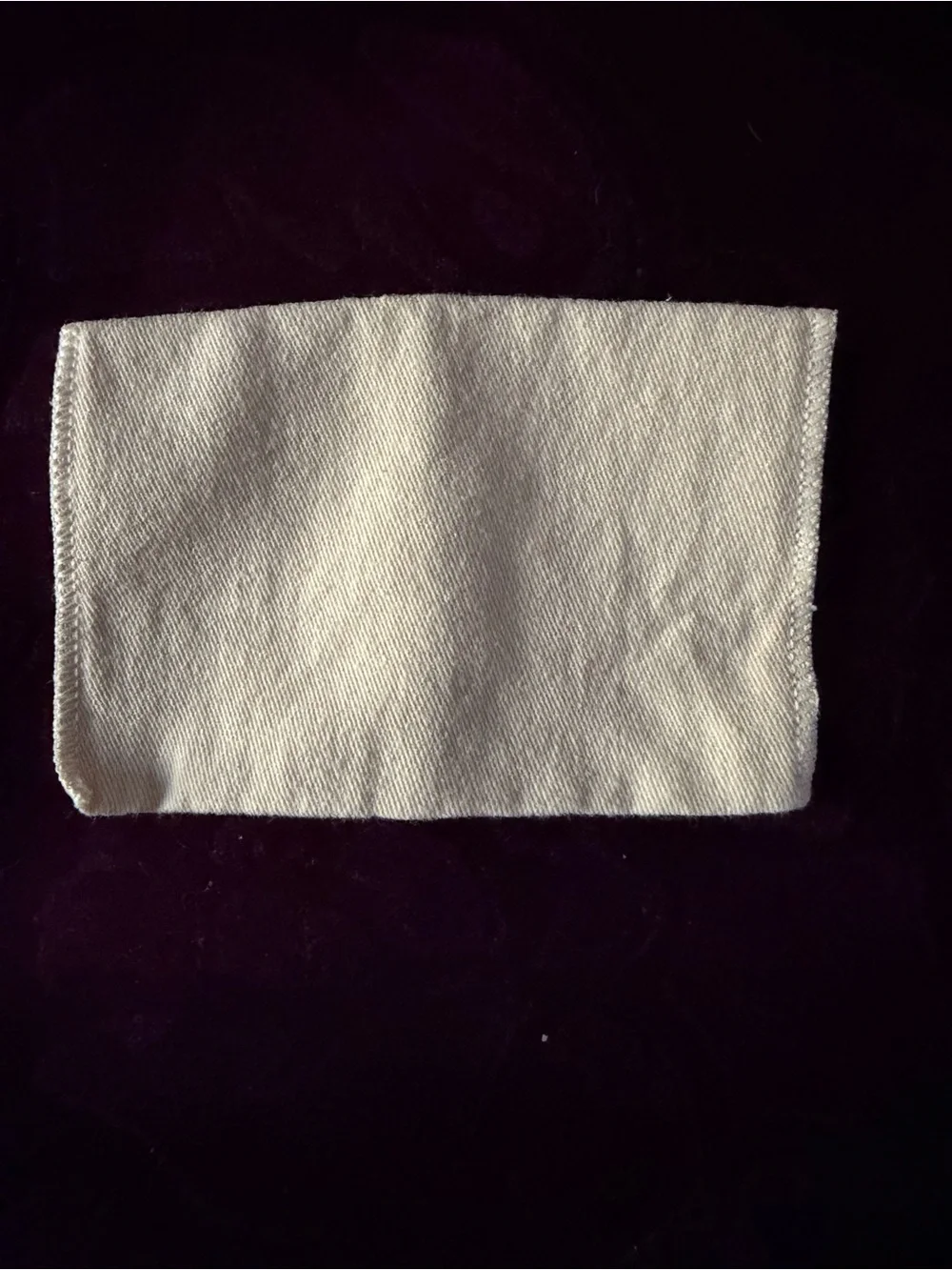 Louis Vuitton Beige Dust Bag Pouch 6x4